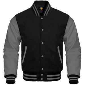 Chaqueta universitaria Letterman de alta calidad para hombre con mangas de lana Tela de lona de estilo formal de invierno - Product Image 6