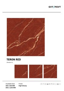 Carreaux de décoration modernes 600x600 Carreau de sol aspect marbre émaillé poli Carreaux de porcelaine céramique - Product Image 3