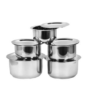 Fabricante de olla de cocina de acero Olla de comida hecha a mano de calidad superior Forma redonda Olla de cocina de lujo de acero inoxidable - Product Image 6