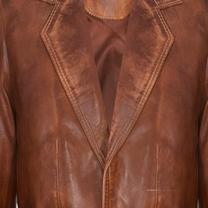 Veste Manteau Vintage pour Hommes Tan en Cuir Italien Véritable Tailleur Style Décontracté pour l'Hiver Prix de Gros - Product Image 5
