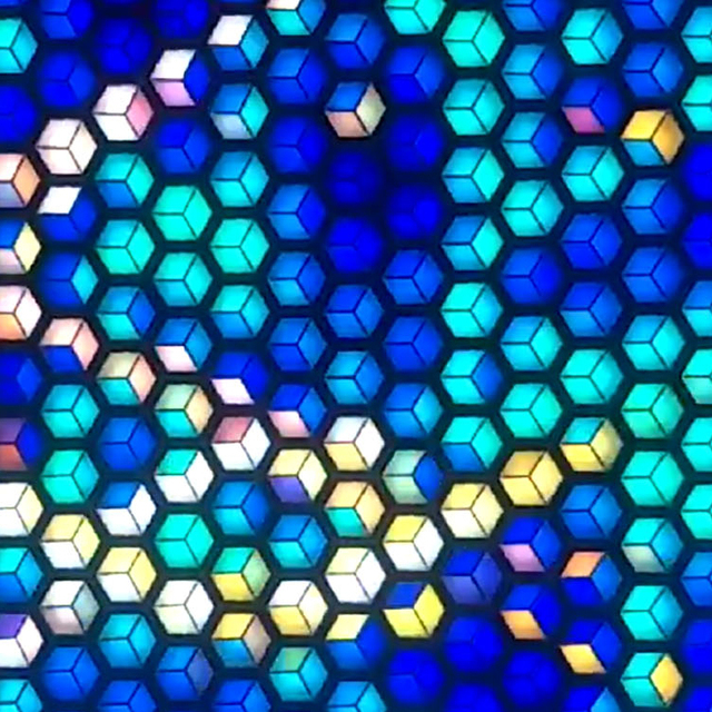 3D Vision LED RGB Wall Panel 3D Facade Lighting Sculpture Decorative Background LED Panel Lights