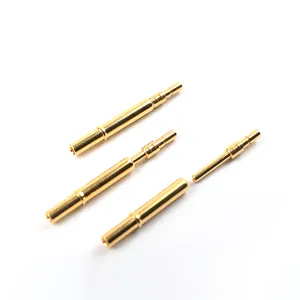 factory supply precision electrical male female terminal gold plated brass plug contact pin for medical
