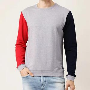 Sudadera de cuello redondo para hombre de algodón 100% de alta calidad, estampado personalizado y bordado, patrón sólido, forro polar de invierno - Product Image 1