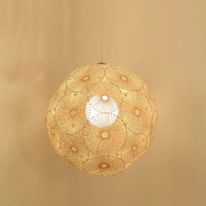 Best Choice Design Bamboo Chandelier Lampshade Frame Custom Sustainable Decorations for Home with <b>Bulb</b> <b>Lights</b> - Product Image 2