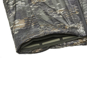 Pamir Unisex <b>Camo</b> Hoodie Insulation Tactical <b>Jacket</b> Ultra-Silent Heating Feature Water Resistant Multiple Pockets Stand Zipper - Product Image 6