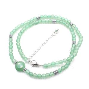 Wholesale fashionable and simple crystal stone round <b>Beaded</b> <b>Necklaces</b> - Product Image 5