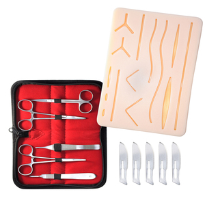 Kits chirurgicaux de classe I MEDIHEAL SURGICAL CORPORATION de haute qualité, 5 pièces, ciseaux, pinces, grattoir, forceps en acier inoxydable - Product Image 4