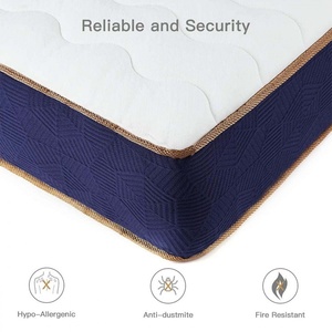 Phổ biến lai vua nữ hoàng đôi đôi Kích thước túi mùa xuân nệm với bộ nhớ bọt nén cuộn trong một hộp - Product Image 5