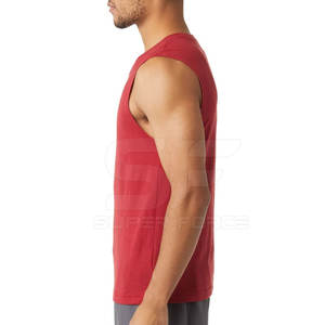 Débardeur de gymnastique pour hommes entraînement sportif vêtements de fitness sans manches course chemise d'entraînement hommes élégants débardeur de gymnastique - Product Image 4