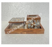 Nouveau brûleur d'encens en bois Mubkhar pour les cadeaux Eid Bakhour Madkhan Mubkhara avec fabricant de parfum de sauge sclarée et d'océan