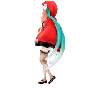 Small Anime Figurine of <b>Red</b> Riding Hood Plastic <b>Material</b> Inspired by Japanese Animation - Product Image 4
