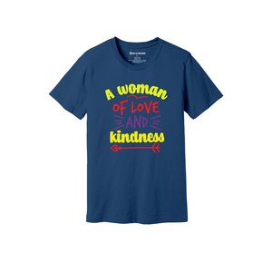 Thèmes de gentillesse imprimer 100% t-shirt en tissu de coton 160-180 à lourd GSM 12 couleurs disponibles Personnalisé votre propre conception et placement - Product Image 3