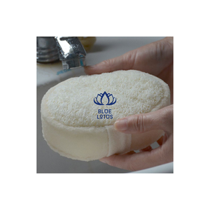 Luffa Matériel Salle De Bains Éponge Gant Corps Peau Écologique Sûr Biodégradable douche Loofah Brut Bleu Lotus - Product Image 6