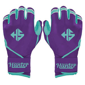 Gants de frappe de baseball avec logo personnalisé de style tendance pour adultes en cuir véritable avec nom personnalisé pour position de receveur - Product Image 1