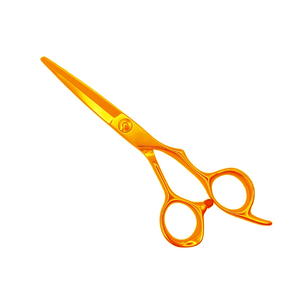 Tijeras de peluquero de corte de pelo profesional 5,5 "Fix Finger Rest Tijeras de salón de acero inoxidable para belleza - Product Image 1