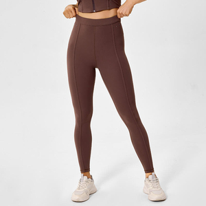 กางเกงเลกกิ้งผ้าฝ้ายยืดมีสไตล์สำหรับผู้หญิงกางเกงเล่นโยคะฟิตเนสแบบลำลอง - Product Image 1