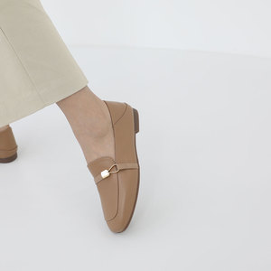 [JSHOE] Mix & Match Ready Joanne Mocasines ligeros con punta cuadrada en cuero de vaca natural Zapatos casuales para mujer - Product Image 2