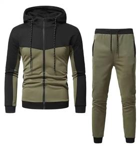 ชุดกีฬา2ชิ้นแบบสวมหัวผ้าคอตตอนผ้าฟลีซแขนยาวดีไซน์แฟชั่นใหม่ทำตามสั่ง - Product Image 4