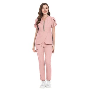 2023 uniformes de invierno para mujeres chándal de Enfermería Médica cierre de cremallera hecho de poliéster uniformes de Enfermería de Hospital - Product Image 1