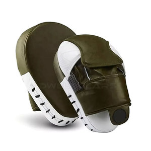 Custom Designed Professional 8oz 12oz 16oz PU Leather Martial Arts and Boxing Gloves Curved <b>Focus</b> Punching Mitts - Product Image 5