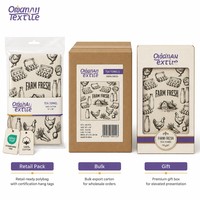 100% Baumwolle Geschirrtücher Farm-to-Table Eier & Milch Rustikaler Landhausstil Küchentücher 40x60cm