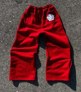 ผ้าโพลีเอสเตอร์/คอตตอนผสมขนสัตว์สำหรับผู้ชาย แบบขายส่ง สั่งทำได้ ทรงหลวม สไตล์สตรีท ยืดหยุ่นปานกลาง ปักลาย ไม่หด แห้งเร็ว - Product Image 2