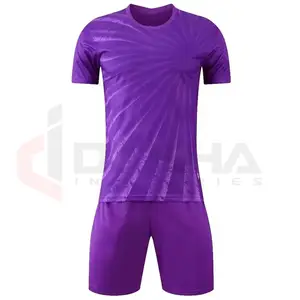 High Quality Wholesale Mens <b>Soccer</b> Team Uniform Full Set Sublimated Football Jersey Wear OEM Bulk - Product Image 1