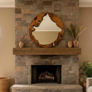 Espejo de Pared de Madera Elegante de la Mejor Calidad para Baño, Organización de Vestidores y Decoración del Hogar, Disponible para Precio de Exportación - Product Image 6