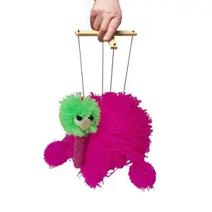 Dễ thương đà điểu marionette tay con rối đồ chơi mềm nhồi bông quà tặng trẻ em