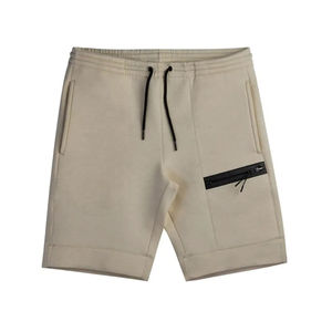 Short de sport d'entraînement en éponge française de haute qualité pour hommes, personnalisé 100% coton, short décontracté, motif solide, écologique - Product Image 1