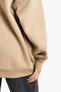 Nueva moda Taupe NYC eslogan estampado de gran tamaño para mujer Sudadera con capucha Flecce antiarrugas transpirable gimnasio y ropa de calle sudaderas con capucha para mujer - Product Image 6