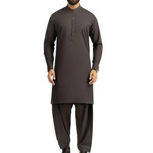 Sage Green <b>Men</b> Shalwar Kameez Traditional Pakistani Suit Designer <b>Kurta</b> <b>Pajama</b> For <b>Men</b> High Quality Fabric Ethnic Wear - Product Image 5