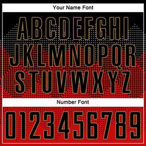 Custom Made High Quality <b>Red</b> Black and Old Gold Team <b>Football</b> Kits Sublimated Soccer Uniforms - Product Image 6