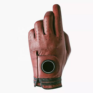 Uso profesional Ropa de gimnasio Guantes de golf transpirables Impresión por sublimación Guantes de golf Cuero genuino La mejor calidad en tarifa barata - Product Image 3