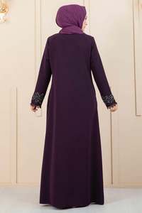 Nueva temporada XXL, ropa islámica modesta para mujer, vestido Abaya de verano, caftán túnica, moda musulmana de Dubái, Material de gasa de pavo - Product Image 3