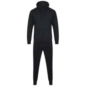 Cremallera hasta Color personalizado Hombres Chándales Conjuntos de manga larga Precio barato Algodón Transpirable Ropa de invierno Deportes Hombres Chándales Todos los tamaños - Product Image 4