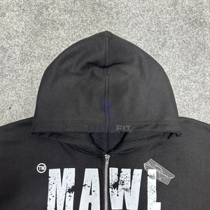 เสื้อฮู้ดผ้าฝ้าย100% มีซิปเสื้อฮู้ดดี้ระบายอากาศเป็นมิตรกับสิ่งแวดล้อม - Product Image 3