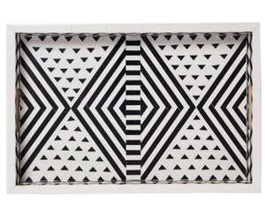 Plateau de service fait à la main en résine élégante Design 3D tendance dernier service de restauration rapide décoratif à la maison pour les mariages pâtes hamburgers thé - Product Image 6