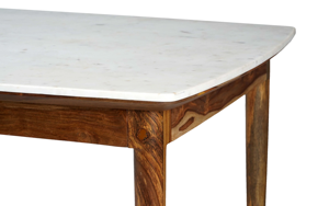 Ensemble de table et de chaises de salle à manger rectangulaires en bois massif de style nordique, luxe moderne, 6 places - Product Image 3