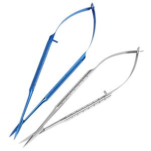 Microinstrumentos Quirúrgicos Médicos AIQUE, Tijeras para Córnea, Tijeras para Remover Suturas, Juego de Instrumentos de Acero Inoxidable, Oftalmología, CE - Product Image 1