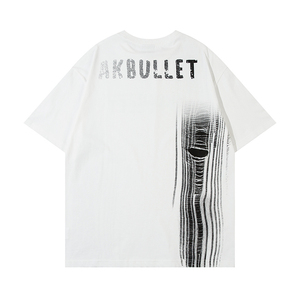 T-shirts 2024 coton, t-shirt poids lourd surdimensionné, t-shirt pour hommes, t-shirts pour hommes ajustés, t-shirt poids lourd surdimensionné - Product Image 4