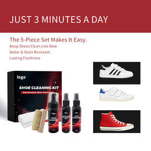 Kit de nettoyage de baskets tout-en-un, ensemble de nettoyants pour chaussures de sport, nettoyant mousse pour chaussures blanches, vente en gros d'usine - Product Image 2