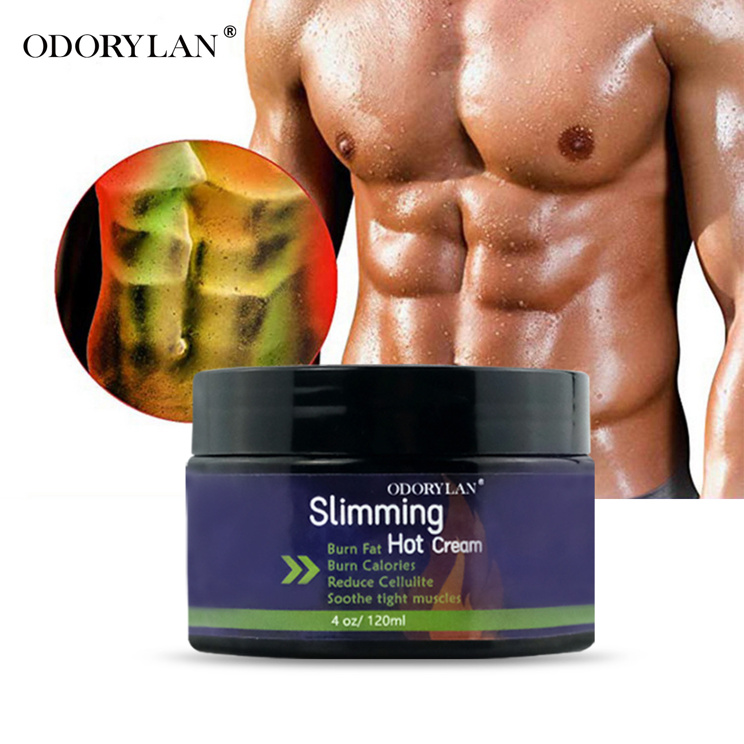 Herbal Crystal Fat Burn Gel anticelulítico Gel para perder peso corporal Crema adelgazante para hombres y mujeres