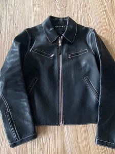 2026 Customized High Quality PU Leather <b>Jackets</b> Men Winter Solid Stand Collar Fashionable SUPREX ENTERPRISES HIGH STREET <b>Heated</b> - Product Image 4