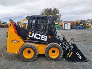 Used JCB 1CX 155 <b>Model</b> Skid Steer & Backhoe Loader with Caterpillar <b>Engine</b> 9 Ton Rated Load Front & Back Loaders - Product Image 6