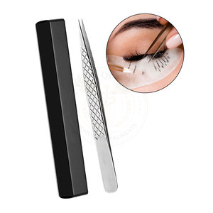 Pinzas Profesionales de Acero Inoxidable de Alta Calidad para Estilizar Pestañas, Herramienta de Belleza para Pestañas, Accesorio de Cuidado de Belleza Preciso y Duradero, Venta al por Mayor - Product Image 2