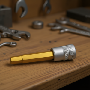 Hazet 3/8'' Inch Hexagonal Short Screwdriver <b>Socket</b> with Knurling Square Product Category <b>Socket</b> - Product Image 3