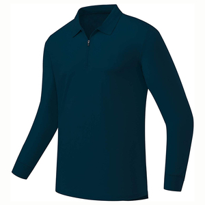 เสื้อโปโลผู้ชายผ้าฝ้าย200กรัมเสื้อโปโลแขนยาวคอ2025ซักง่าย - Product Image 5
