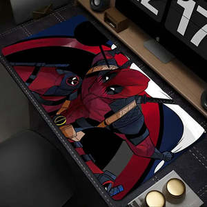 XXL Marvel for Deadpool Heated Printed Wireless Charging Mouse <b>Pad</b> Waterproof Square Tapis De Souris - Product Image 6