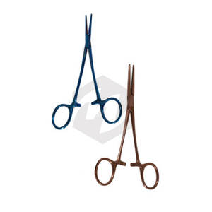 คีมหนีบห้ามเลือด Crile ขนาด 5.5 นิ้ว แบบตรง สำหรับผ่าตัด ผลิตจากเหล็กกล้าไร้สนิมเคลือบสี ใช้ด้วยมือ สำหรับการห้ามเลือดทางการแพทย์ - Product Image 4